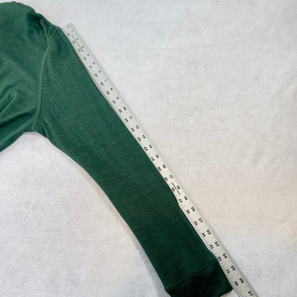 Cloud Chaser Hoodie Turtle Neck Woman M Hunter Green Long Sleeve Drawstring Neck - Picture 9 of 13